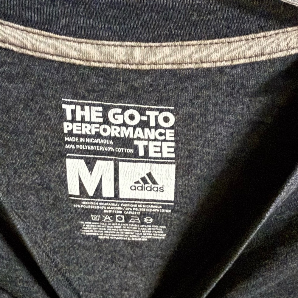 Adidas Black Performance Tee - Picture 2 of 2